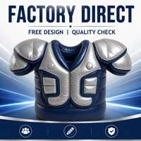 Ornement gonflable personnalisé en forme de protection d'épaule de football, équipement sportif, décoration gonflable pour festivals, rassemblements et marketing extérieur