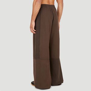 Haute qualité personnalisé hommes décontracté évasé survêtement pantalons de survêtement ceinture élastique Fitness pantalon toile matériel haute élasticité 2026 - Product Image 3