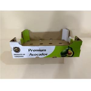 Vente flash Boîte à avocat en carton ondulé Impression personnalisée Emballage de fruits écologique pour l'emballage d'avocat au meilleur prix - Product Image 1
