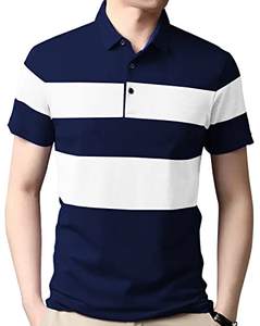 โรงงานขายส่งเสื้อโปโลผ้าฝ้ายโพลีเอสเตอร์ลายลําลองโลโก้ที่กําหนดเองบวกขนาดเสื้อโปโลลายสําหรับผู้ชาย - Product Image 2