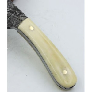 Couteau à dépecer personnalisable de qualité DIY avec manche en os Couteau à éplucher pour anniversaires en acier damas OEM disponible - Product Image 6