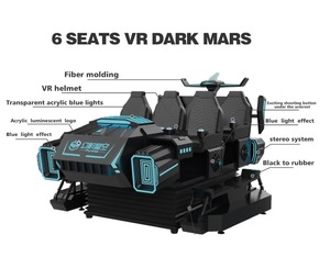 จำลองความเป็นจริงเสมือน9D Dark Mars 360องศา VR เกมอาร์เคด