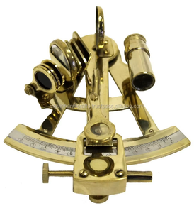 SEXTANT EN LAITON MASSIF ANTIQUE-SEXTANT VINTAGE NAUTIQUE AVEC BOÎTE PAR CALVIN HANDICRAFT - Product Image 5