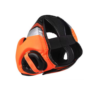Protectores de cabeza de cuero Boxeo Entrenamiento profesional Casco Venta caliente en el protector de cabeza para la venta en línea - Product Image 2