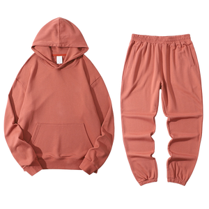 Pantalons baggy survêtements pantalons de survêtement ensemble de survêtement coton uni épais unisexe 350g polaire survêtements pour hommes personnalisé hommes pantalons de survêtement - Product Image 2