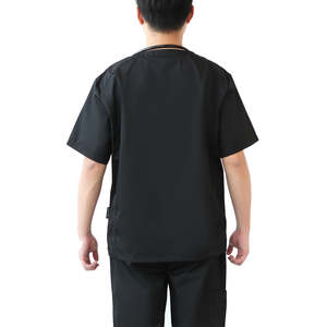 Logotipo de hospital de sublimación personalizado de moda Nuevo diseño con cuello en V, uniforme de enfermera para hombres, conjunto de trajes de enfermería para hombres - Product Image 4