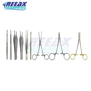 REEAX Enterprises 17PCS Set Instrumentos de cirugía plástica de acero inoxidable Grado hospitalario Tasa de fábrica Instrumentos de base quirúrgica - Product Image 2