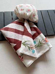 Dernier saree fleuri en lin lourd avec impression numérique florale leheriya sur saree allover prêt à l'emploi pour les mariages - Product Image 6