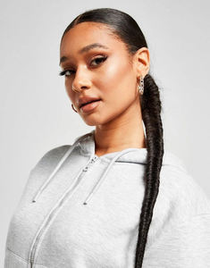 Ensemble de survêtement 2 pièces de couleur unie pour femmes 100% coton écologique personnalisé avec sweat à capuche et pantalon de jogger pour l'hiver - Product Image 4