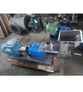 Bomba de doble Tornillo de acero inoxidable para la transferencia de líquidos higiénicos y de grado alimenticio en líneas de procesamiento industrial sanitario y limpio - Product Image 1