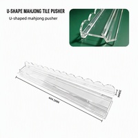 Supports de Mahjong Shangde avec tige de poussée indépendante, supports de tuiles de Mahjong en acrylique ondulé pour Mahjong américain, vente en gros