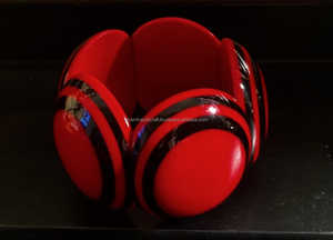 Pulsera de joyería de moda de resina hecha a mano para mujer de alta calidad personalizada hebra de color de marca de la India - Product Image 3