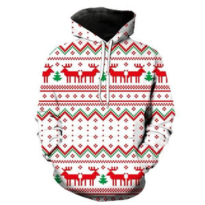 Sudaderas con capucha con estampado navideño personalizado de la mejor calidad hechas en Pakistán para hombres 100% algodón 300 gramos de peso colección impresa térmica de invierno - Product Image 4