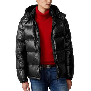 Chaqueta acolchada corta acolchada para hombre, abrigos estilo Streetwear Color negro puro logotipo personalizado e impresión disponible chaqueta para hombre - Product Image 5