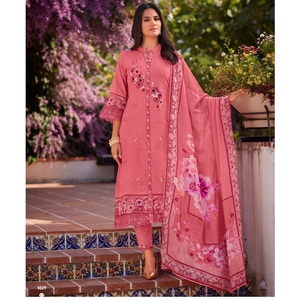 Salwar Kameez d'excellente qualité en coton prêt à l'emploi pour femmes ensemble de costumes décontractés à usage quotidien disponible au meilleur prix - Product Image 1