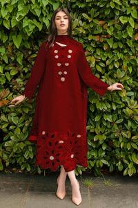 Latest Design Winter Party Style Salwar Kameez Set Quick Dry Breathable Fabric Solid Color Indian Pakistani Natural Washable - Product Image 4