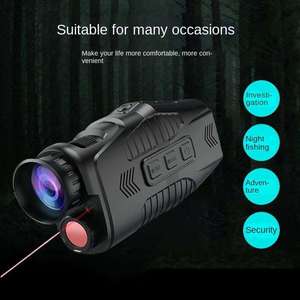 Caméra vidéo monoculaire HD compacte et légère, vision de jour et de nuit, entièrement noire, directement de l'usine - Product Image 2