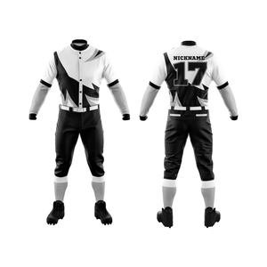 Ensembles d'uniformes de baseball/softball personnalisés pour adultes, impression par sublimation, séchage rapide, anti-UV, 100% polyester, emplacements pour logo personnalisé - Product Image 2