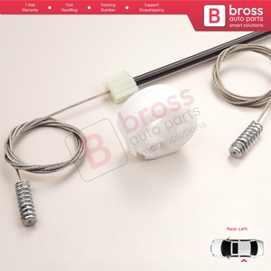 ชุดซ่อมมอเตอร์กระจกหน้าต่างด้านหลังซ้าย รุ่น BWR5035 สำหรับรถยนต์ซีรีส์ 5 E60 E61 ปี 2003-2010 แบบ 4/5 ประตู รหัสอะไหล่ 51357184745 - Product Image 6