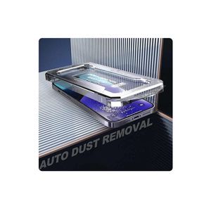 Protezione dello schermo compatibile con iPhone 13 con dispositivo di montaggio facile installazione vetro temperato resistente agli urti - Product Image 5