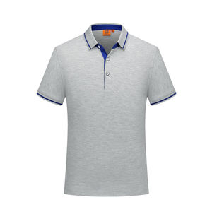 T-shirt homme blanc sur mesure imprimé, prix de gros, broderie homme 100% 180 GSM Polo Golf t-shirt - Product Image 4
