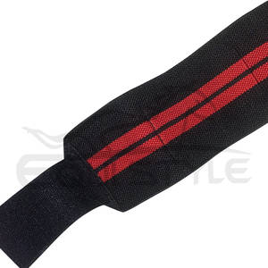 สายรัดข้อมือสำหรับฝึกออกกำลังกายในยิมสีดำแดงระบายอากาศได้ดีนีโอพรีนยกน้ำหนัก - Product Image 4