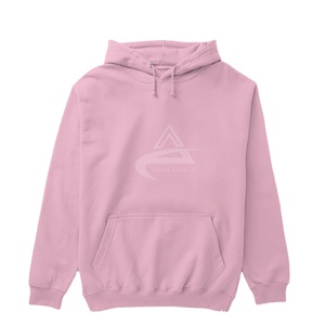 Sudadera con Capucha Personalizada con Logotipo Rosa, de Alta Calidad, 330GSM, Algodón y Poliéster, Impresa, Cantidad Personalizada OEM - Product Image 1
