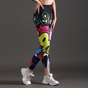 2024 Top Trending Sublimated Women's Solid Leggings Comfortable Mid Workout <b>Pants</b> Drawstring Custom Design Flexible Polyester - Product Image 4