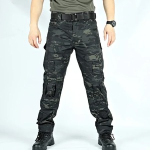 Uniforme de travail à bandes réfléchissantes pour hommes, résistant à l'usure, respirant, multi-poches, tactique d'extérieur - Product Image 6