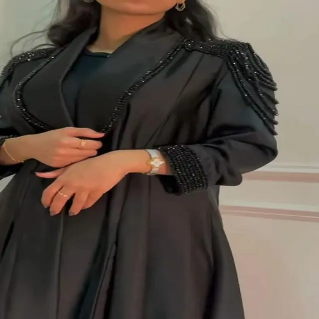 חדש דגם פקיסטן העבאיה בדובאי סיטונאי פתוחים מוסלמיים קפטן העבאיה שמלה לאישה