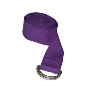 Vente chaude Réglable Double D-Rings Coton Yoga Strap Accessoire De Fitness Écologique - Product Image 4