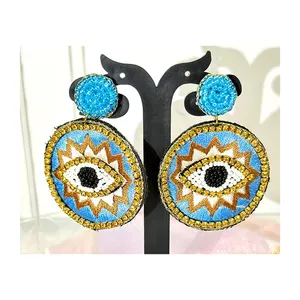 Boucles d'oreilles en perles de mer multicolores les plus vendues pour les filles plaqué argent meilleure qualité acheter maintenant au prix de gros - Product Image 1