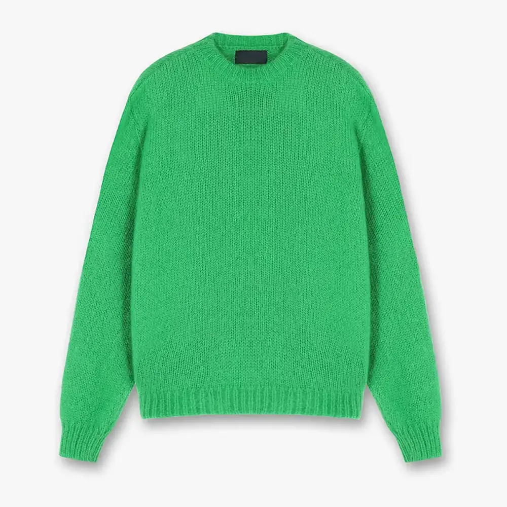 Maglione girocollo in cotone 100% lavorato a maglia personalizzata Pullover a maniche lunghe maglione lavorato a maglia da uomo in vendita Made in Pakistan