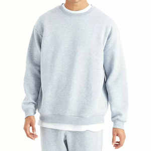 OEM ชุดวอร์มผ้าฝ้ายน้ำหนักเบาของผู้ชาย, ชุดเสื้อผ้าระบายอากาศแขนยาวความหนาพลัสไซส์ - Product Image 2