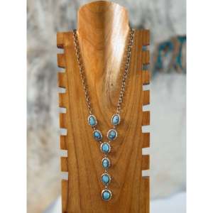 Ensemble de colliers lariat Larry Kaye Golden Hills en turquoise et argent sterling pour les occasions de cadeaux - Product Image 3