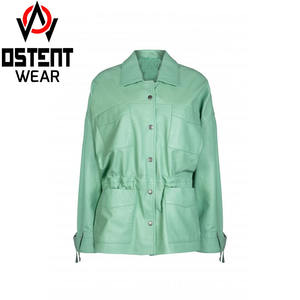 Chaqueta de Cuero Genuino de Piel de Oveja para Hombre al por Mayor, Cortavientos, Calefactable, Nuevo Estilo, Moda Urbana de Invierno, Personalizable - Product Image 6