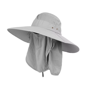 Casquette de soleil de pêcheur pour le surf, la randonnée, le camping, la plage, avec protection faciale et rabat pour le cou, pour femmes et hommes, chapeau de seau personnalisé - Product Image 4