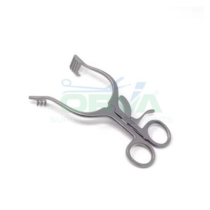 Retractor veterinario profesional de alta calidad 7 instrumentos veterinarios de acero inoxidable Blunt 4X4 en ángulo - Product Image 4
