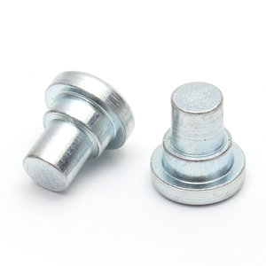 Sonde en cuivre forgé à froid nickelé avec rivets en cuir personnalisés pour l'électronique - Product Image 1