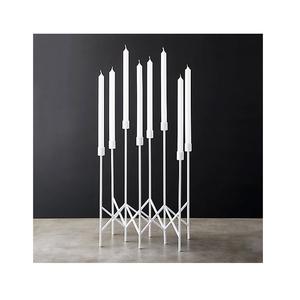 Hot Wedding Gold <b>Candle</b> Holder High Quality Best Selling Gold Antique Menorah Handmade <b>Candle</b> Stand New Style Candelabra 6 Beals - Product Image 4