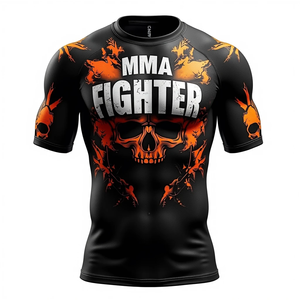 Rashguards de BJJ Premium Personalizados, Impresión Digital de Alta Calidad, Elásticos, 100% Poliéster, Duraderos, Transpirables, Anti-UV, para Entrenamiento de MMA - Product Image 2