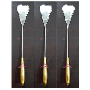 Juego de Disectores Quirúrgicos de 33 cm, Mango Espatulado de Acero Inoxidable, Dorado, Instrumento Manual de Cirugía General, Clase I, Certificado CE - Product Image 2