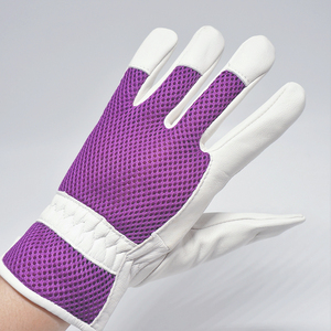 ถุงมือหนัง3D ระบายอากาศได้ดีถุงมือทำสวนหนังกลับตาข่ายช่วยปกป้องความปลอดภัยและทำงานกลางแจ้ง - Product Image 2