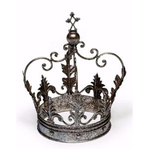 Ensemble de 2 bougeoirs en métal forgé en forme de couronne pour la maison, les fêtes, les festivals, la décoration de table de ferme, la décoration de Noël - Product Image 4