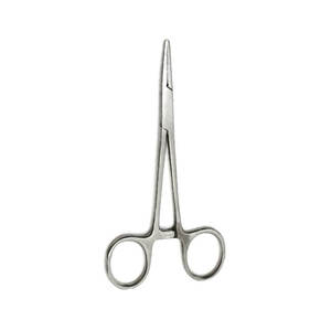 Pinces hémostatiques Halsted pour moustiques, courbées et droites, en acier inoxydable, manuelles, réutilisables, ensemble d'instruments chirurgicaux de classe I pour usage hospitalier - Product Image 4