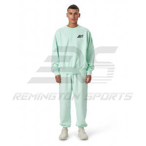 Pull-over personnalisé de grande taille de haute qualité Survêtements vierges pour hommes Sueur avec poches Ensemble de survêtements de jogging vierges Costume de survêtement pour hommes - Product Image 2