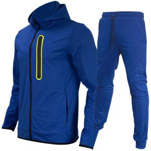 Concevez votre propre survêtement personnalisé vêtements de sport en polyester de haute qualité pour hommes poches zippées survêtement pour hommes 100% polyester - Product Image 6