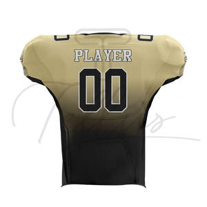 Maillots de football américains personnalisés en gros, unisexe, manches courtes, été, uniforme de football de haute qualité - Product Image 6