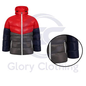 บริการ OEM ยอดนิยม เสื้อพัฟเฟอร์ทนทานยาวนาน บริการ OEM ODM เสื้อพัฟเฟอร์กันลมกันน้ำสำหรับผู้ชาย ฤดูหนาว ปรับแต่งได้ - Product Image 3