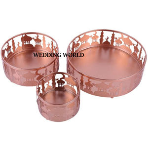 Bandeja de Chocolate de Metal con diseño de Luna, plato de Chocolate hecho a mano con acabado dorado, bandeja de Chocolate nueva con estilo clásico - Product Image 5